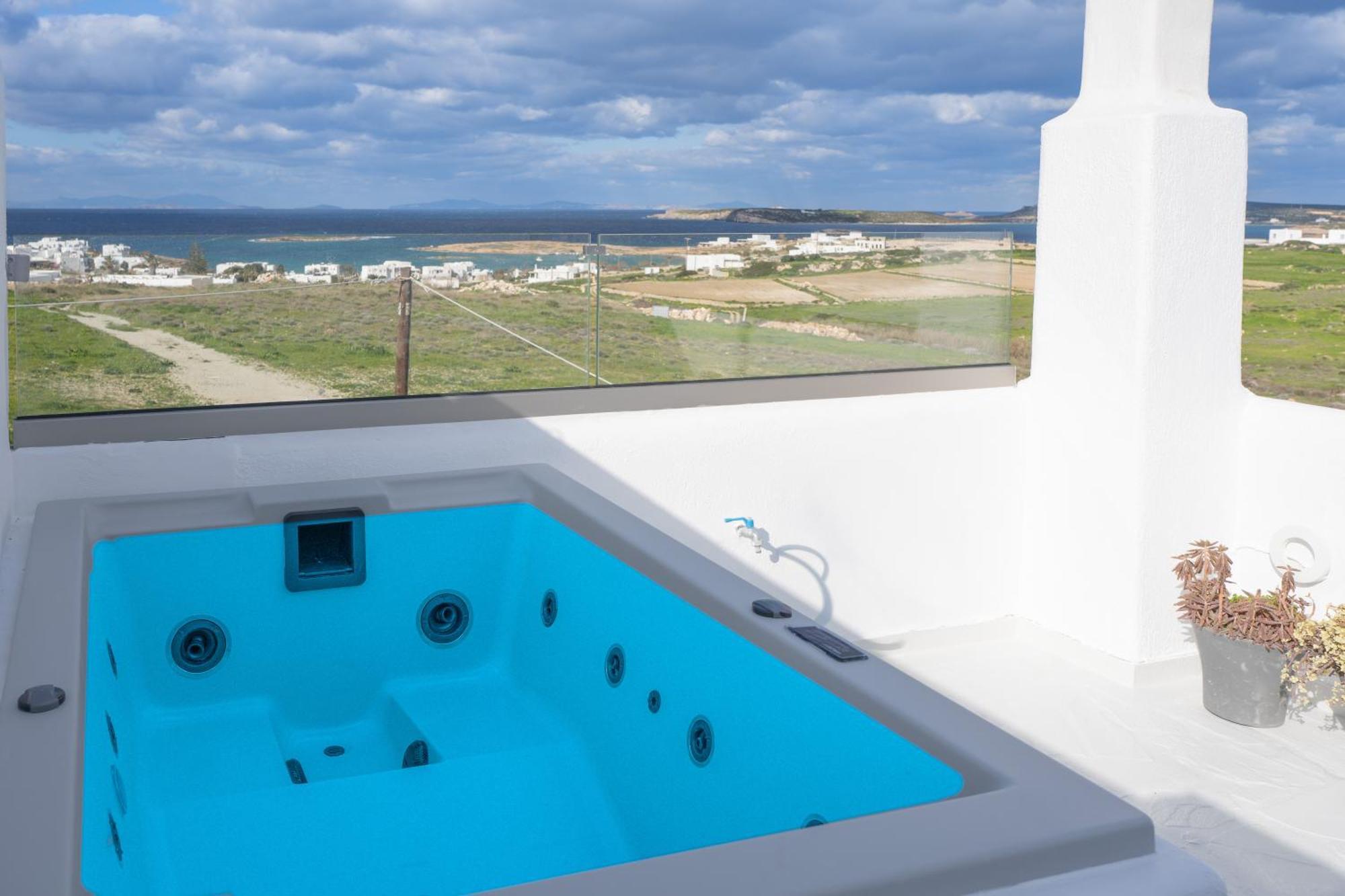 Pure White 1Bd House With Amazing Sea Views In Naousa Exterior foto